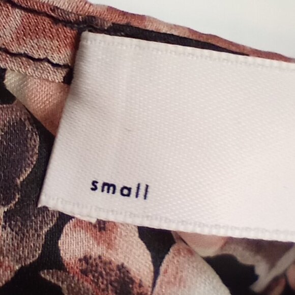 Heatherly Black Floral Valentina Spaghetti Strap Cowl Neck Bodyshirt - Picture 6 of 11